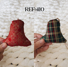 Carregar imagem no visualizador da galeria, Bells - Eco-Friendly Fabric Christmas Ornaments
