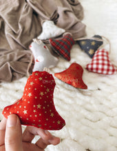 Carregar imagem no visualizador da galeria, Bells - Eco-Friendly Fabric Christmas Ornaments