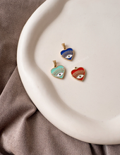 Load image into Gallery viewer, BOHO TURKISH EYE HEART CHARM