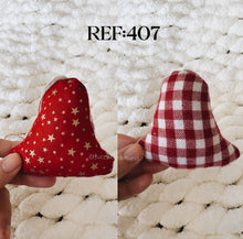 Carregar imagem no visualizador da galeria, Bells - Eco-Friendly Fabric Christmas Ornaments
