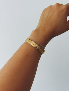 BRAID GOLD BRACELET