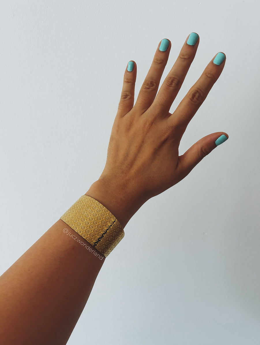 FLOWER POWER GOLDEN BRACELET