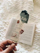 Load image into Gallery viewer, BOOKMARK - I RUN ON COFFEE AND SPICY BOOKS
