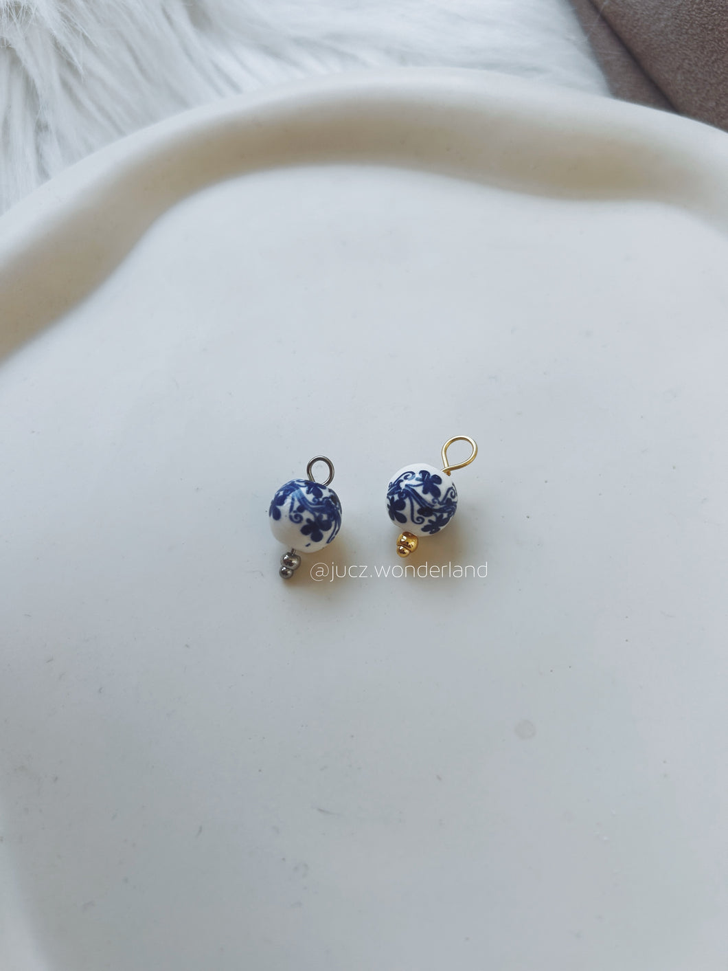 BLUE PORCELAIN CHARM