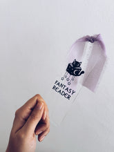Load image into Gallery viewer, BOOKMARK - FANTASY READER BLACK CAT

