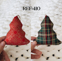 Carregar imagem no visualizador da galeria, Trees - Eco-Friendly Fabric Christmas Ornaments
