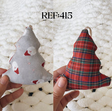 Carregar imagem no visualizador da galeria, Trees - Eco-Friendly Fabric Christmas Ornaments
