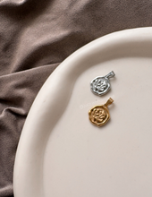 Load image into Gallery viewer, ROSE MEDAL CHARM
