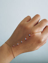 Load image into Gallery viewer, EVIL EYE HAND CHAIN
